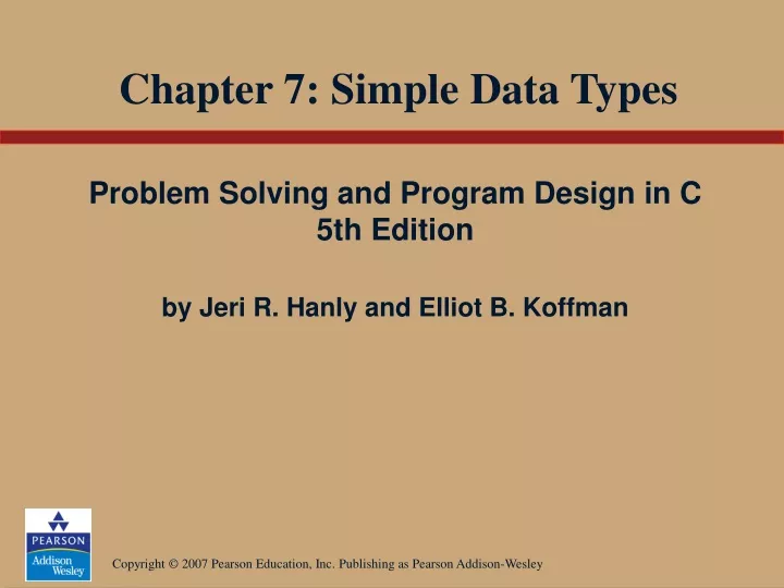 chapter 7 simple data types