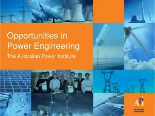 Opportunities in Power Engineering