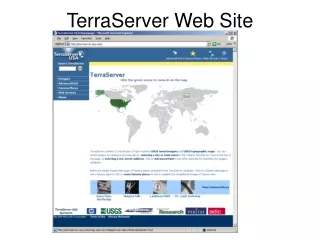 TerraServer Web Site