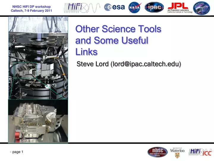 other science tools and some useful links