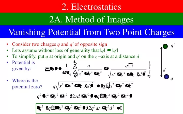 2 electrostatics