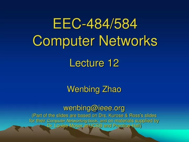 eec 484 584 computer networks