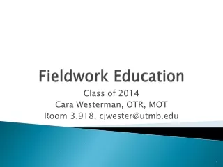 Fieldwork Education