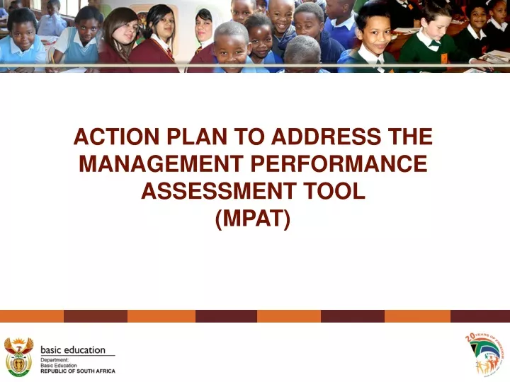 action plan to address the management performance assessment tool mpat