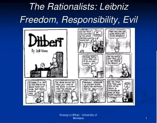 The Rationalists: Leibniz Freedom, Responsibility, Evil