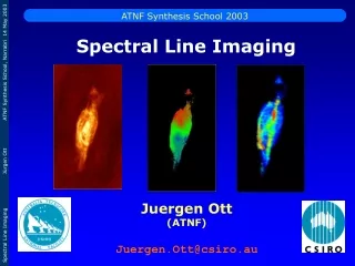 Spectral Line Imaging