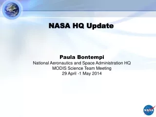 NASA HQ Update