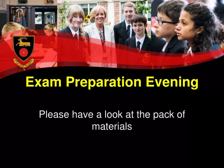 exam preparation evening