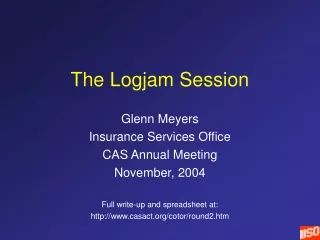 The Logjam Session