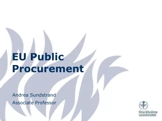 EU Public Procurement