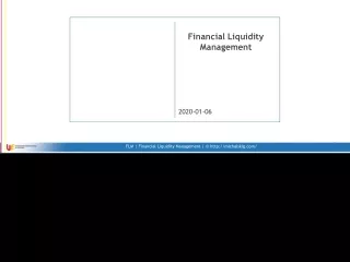 Financial Liquidity Management