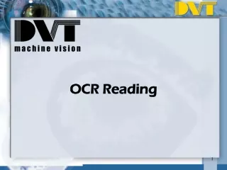 OCR Reading