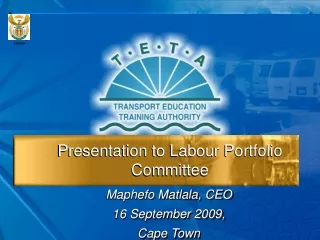 Presentation to Labour Portfolio Committee