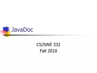 JavaDoc