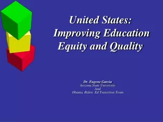 United States:  Improving Education Equity and Quality