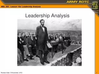 Leadership Analysis