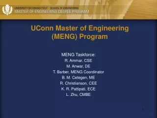UConn Master of Engineering (MENG) Program