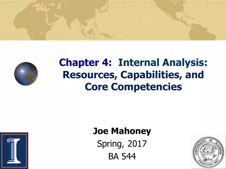 chapter 4 internal analysis resources capabilities and core competencies