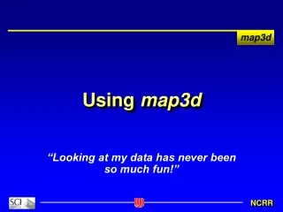 Using  map3d