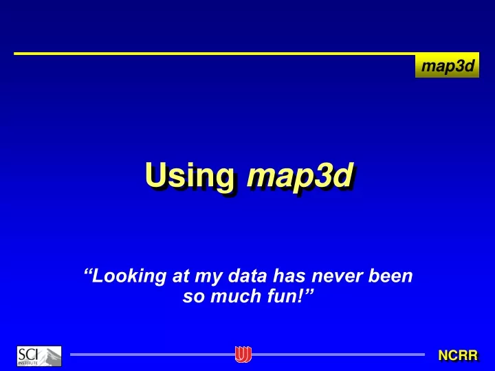 using map3d