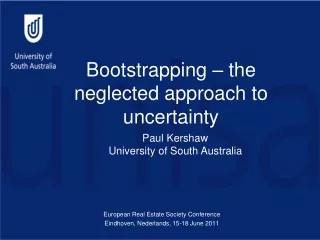 Bootstrapping – the neglected approach to uncertainty