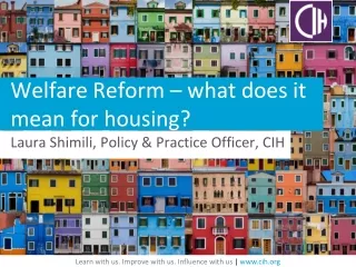Welfare Reform – what does it mean for housing?