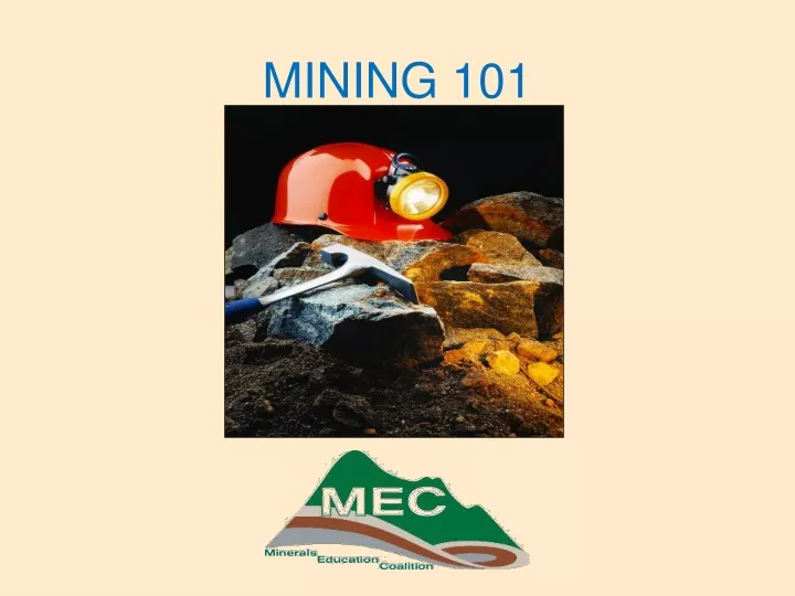 mining 101