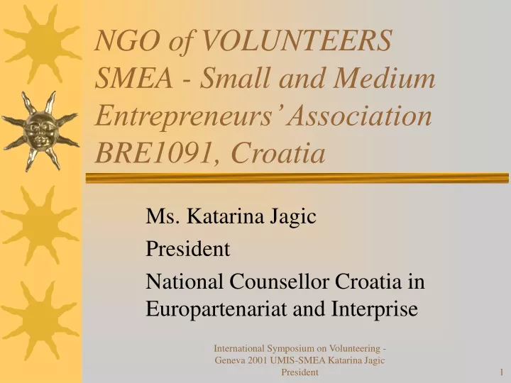 ngo of volunteers smea small and medium entrepreneurs association bre1091 croatia