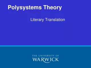 Polysystems Theory