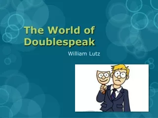 The World of Doublespeak