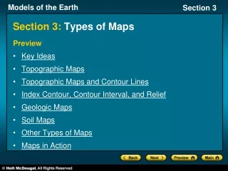 Section 3:  Types of Maps