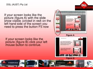 If your screen looks like the picture (figure B) click your left mouse button to continue.