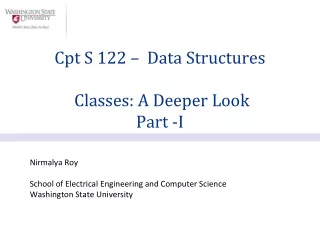 Nirmalya Roy School of Electrical Engineering and Computer Science Washington State University