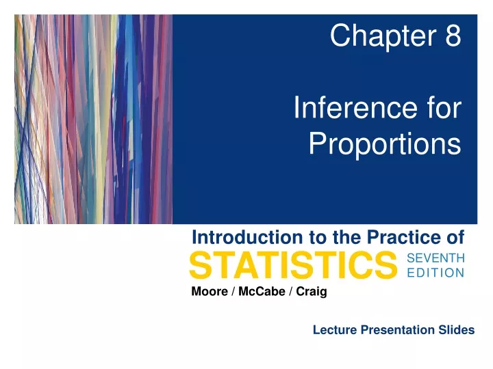 chapter 8 inference for proportions
