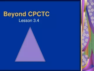 Beyond CPCTC