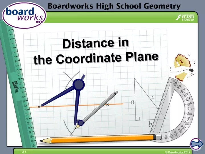 distance in the coordinate plane
