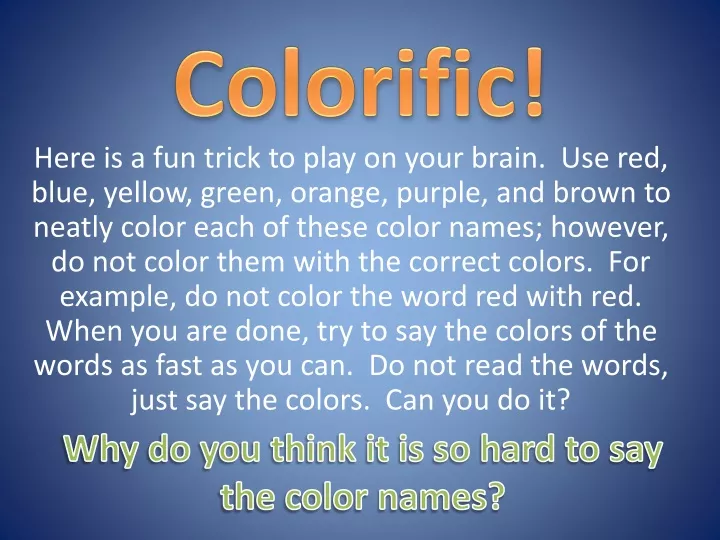 colorific