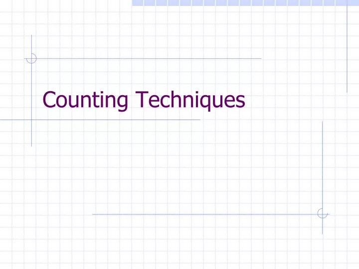 counting techniques