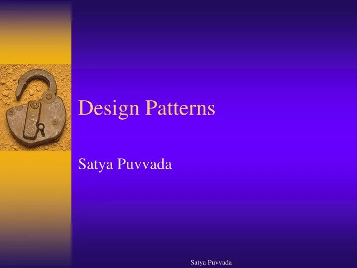 design patterns