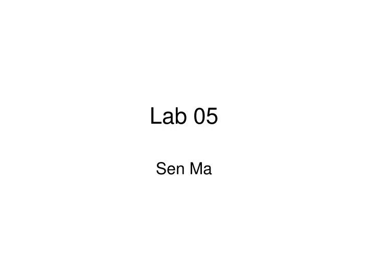 lab 0 5