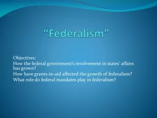 “Federalism”