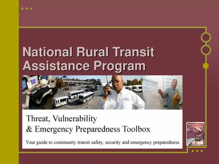 national rural transit assistance program