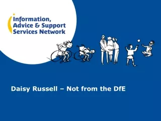 Daisy Russell – Not from the DfE