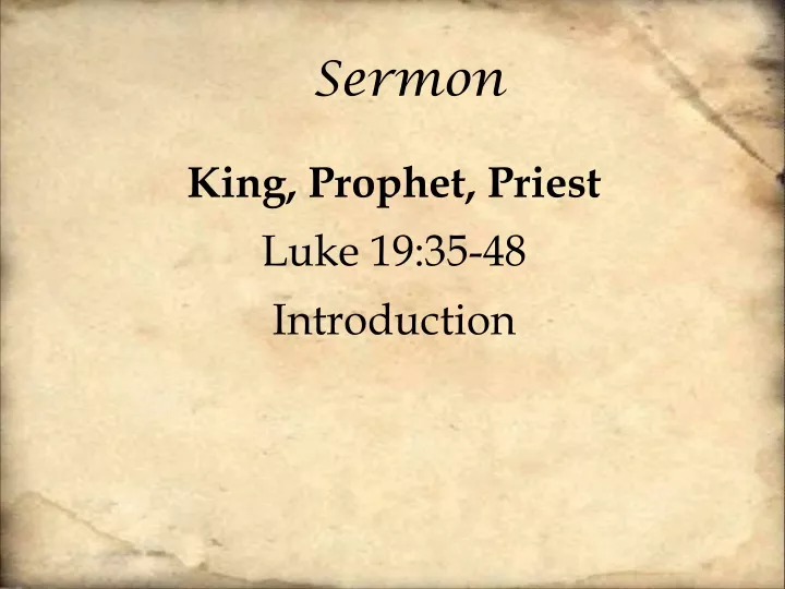 sermon