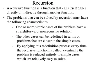 Recursion