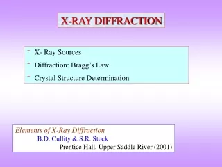 X-RAY DIFFRACTION