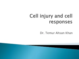 Cell injury and cell responses