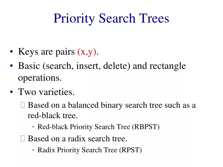priority search trees