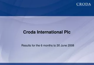 Croda International Plc