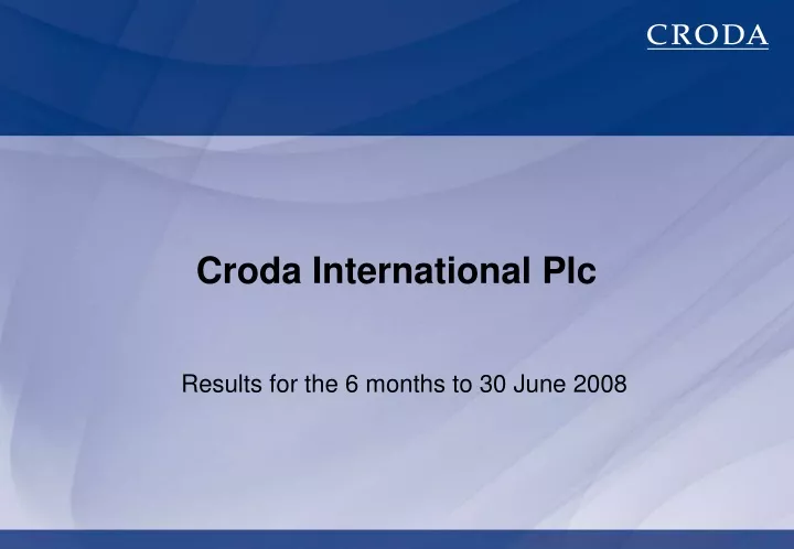 croda international plc